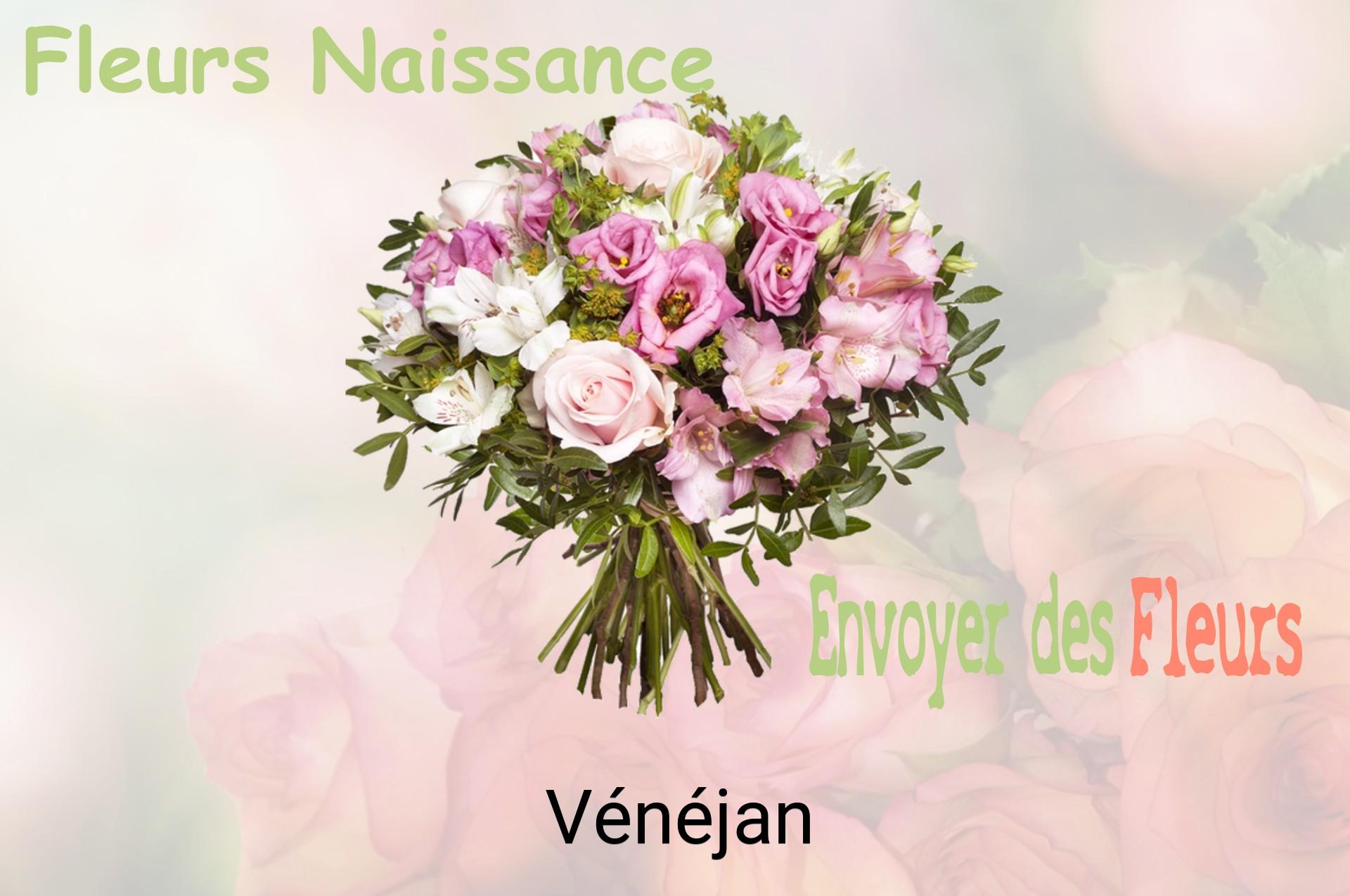 Bouquet de fleurs de naissance livré à Vénéjan